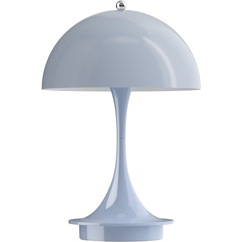 Panthella 160 Bordlampe Bærbar, Pale Blue Opal Acryl