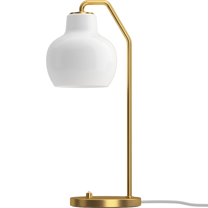 VL Ring Crown Bordlampe, Messing / Opalglass