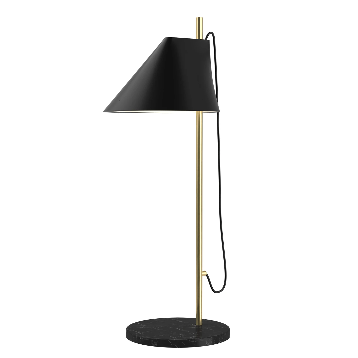 Yuh Table Lamp, Brass/Black fra Louis Poulsen | Rum21.no