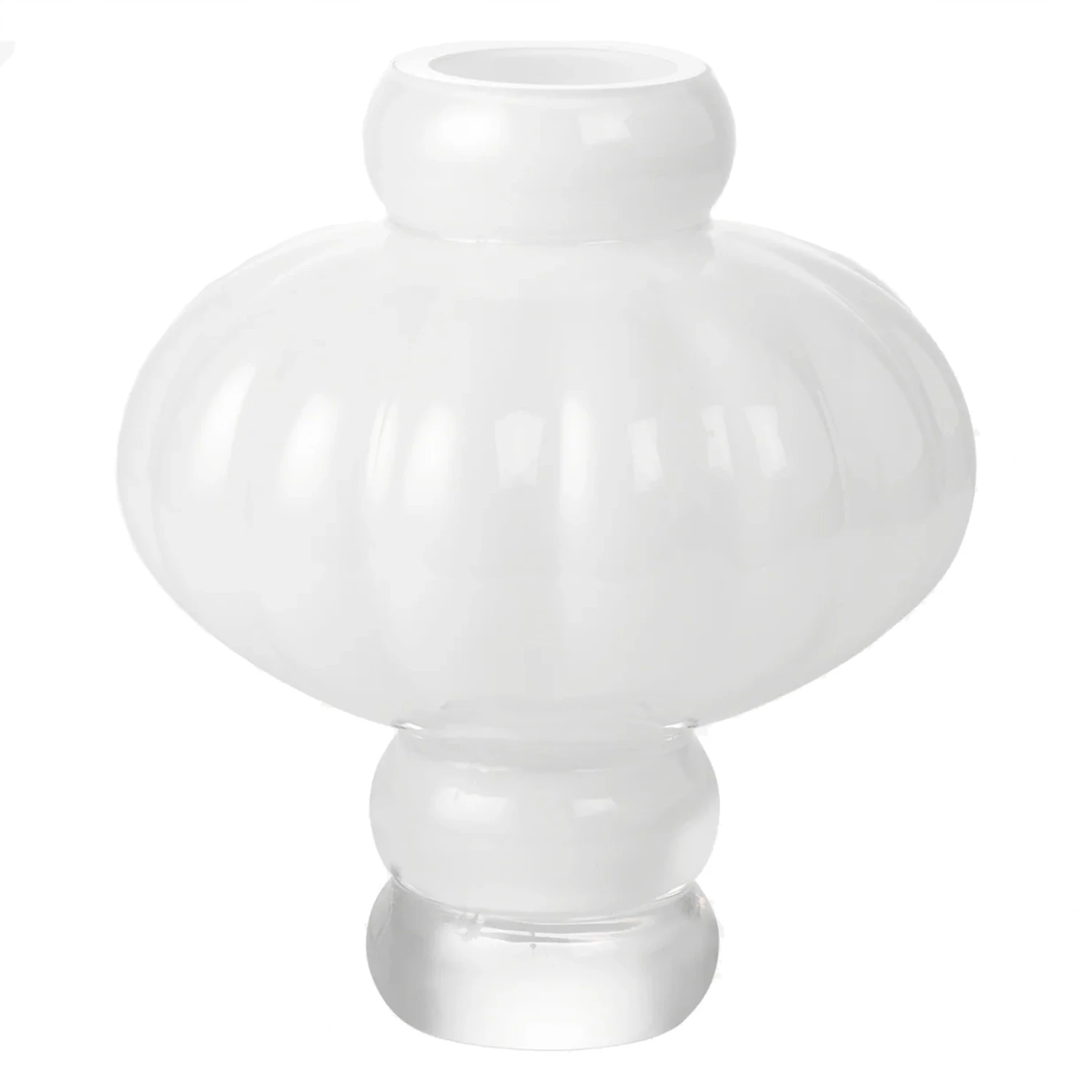 Balloon 02 Vase 20 cm, Opal White