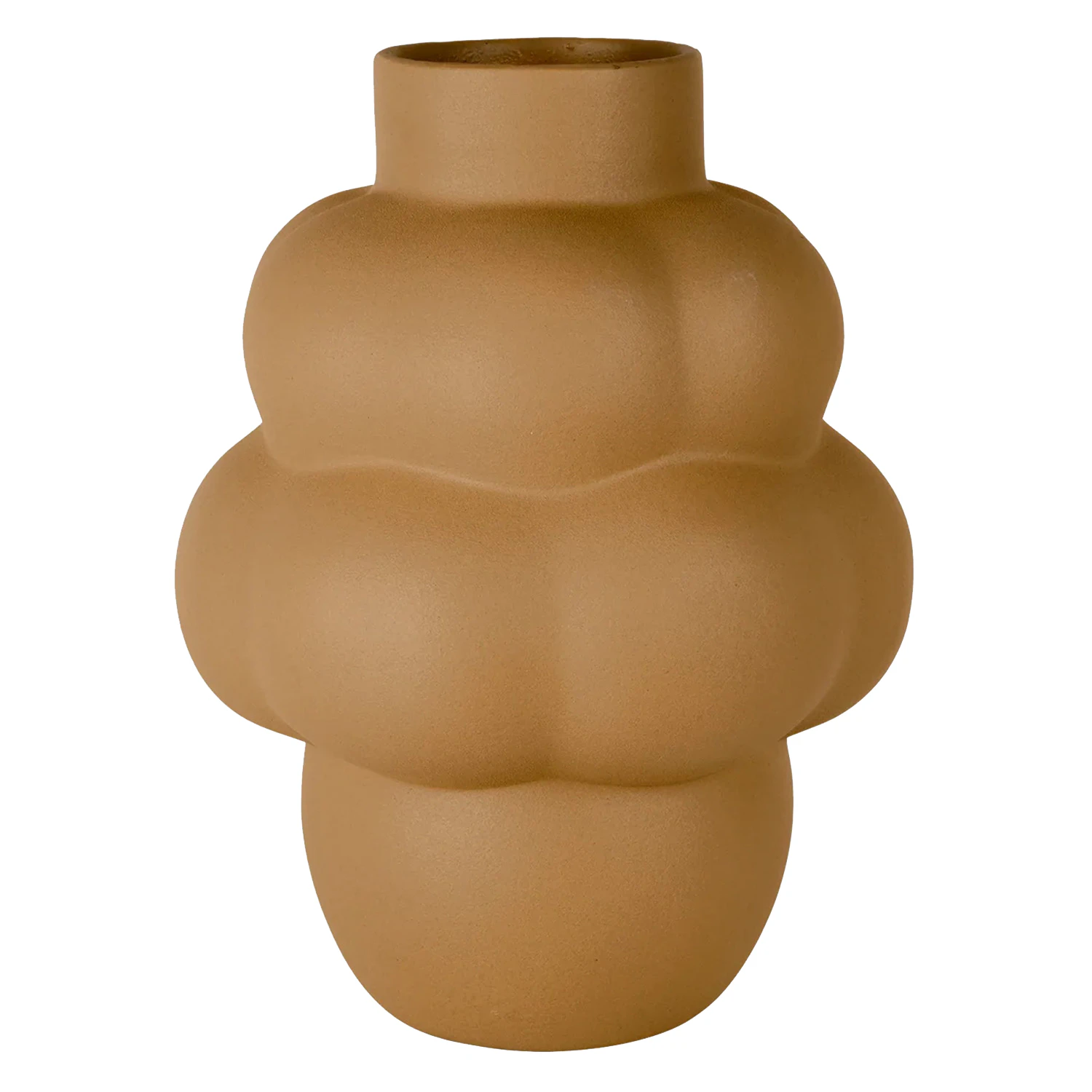 Balloon Petit Vase 18 cm, Sanded Ocker