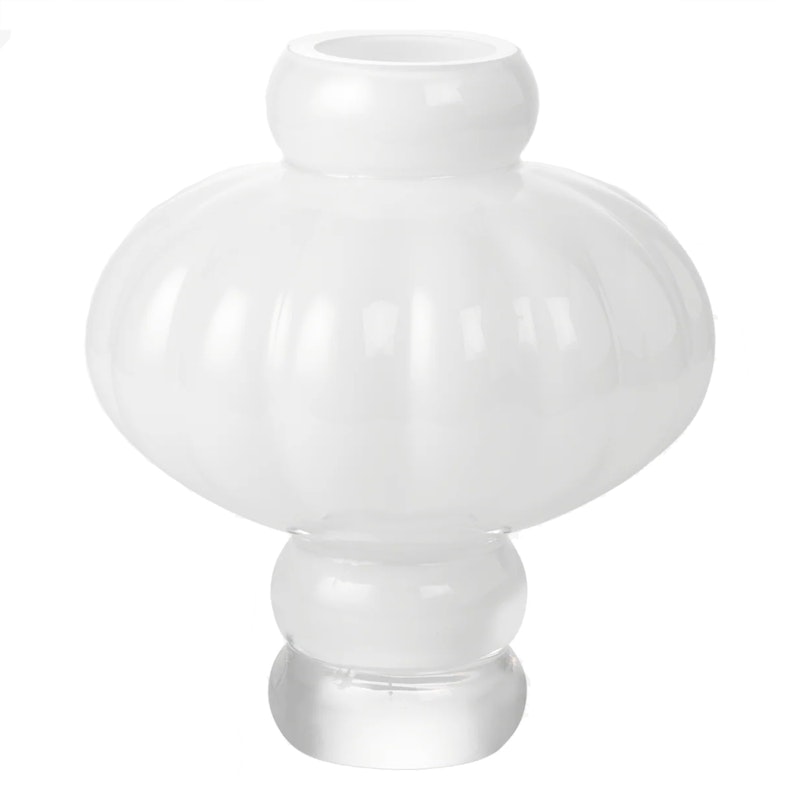 Balloon 02 Vase 20 cm, Opal White