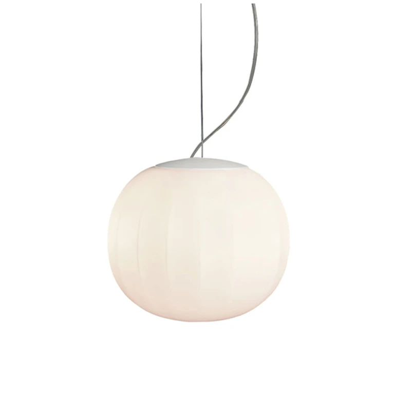 Lita Pendant Pendel 42 cm, Hvit / Opalglass