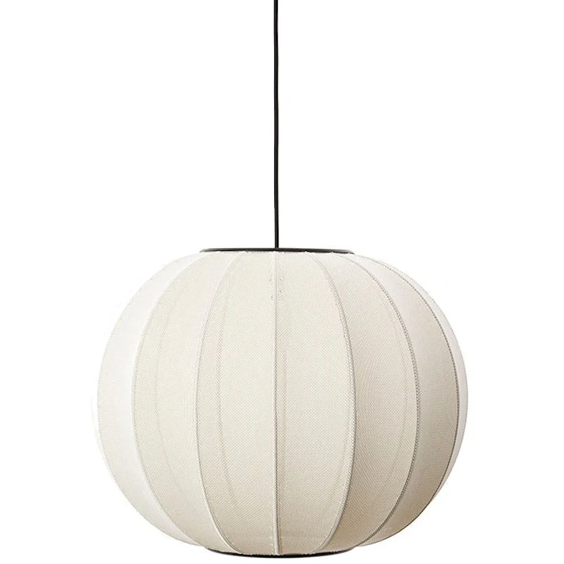 Knit-Wit Pendel Rund 60 cm, Pearl White