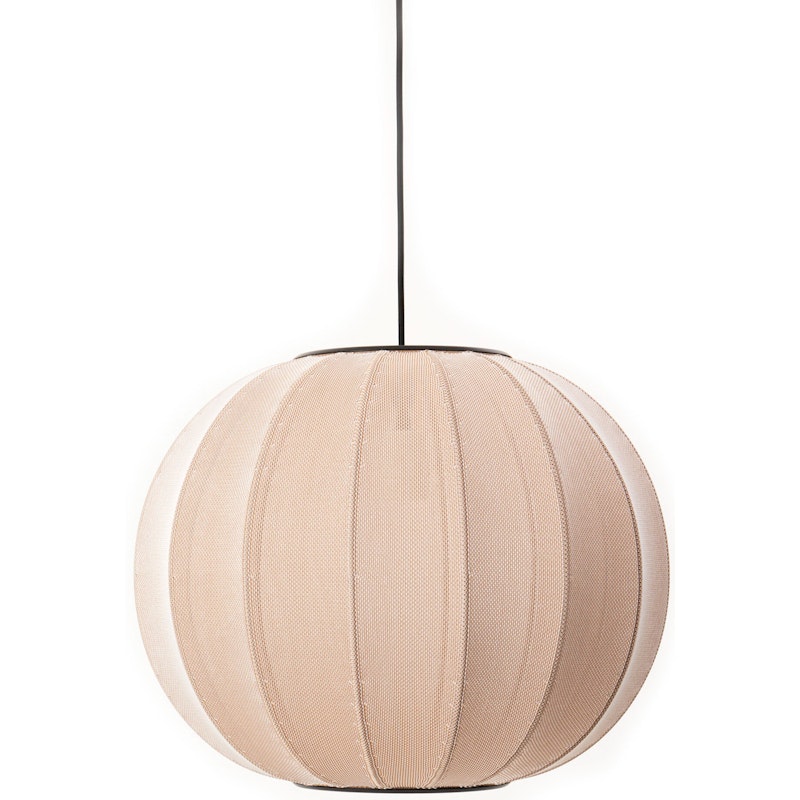Knit-Wit Pendel Rund 45 cm, Sand Stone