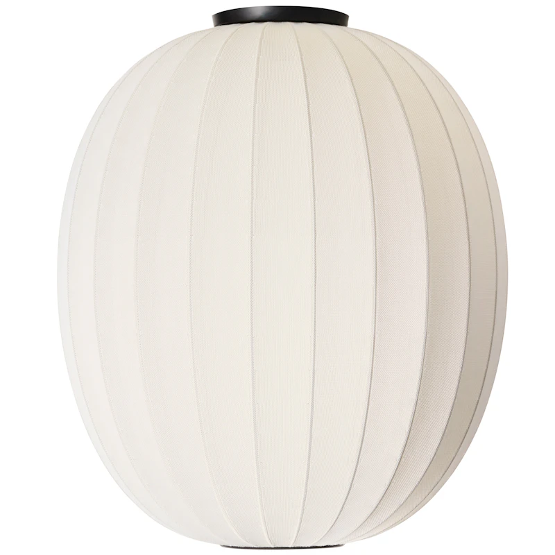 Knit-Wit Taklampe Høy Oval Ø65 cm, Pearl White
