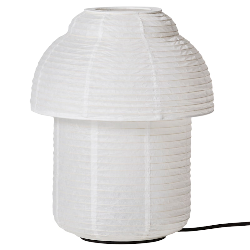 Papier Double Bordlampe Ø30 cm, Hvit