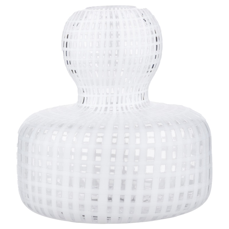 Filigree Vase Hvit/Klar