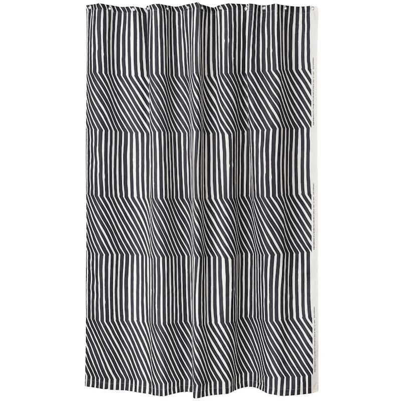 Kalasääski Dusjforheng 180x200 cm, Off-white/Charcoal / Off-White