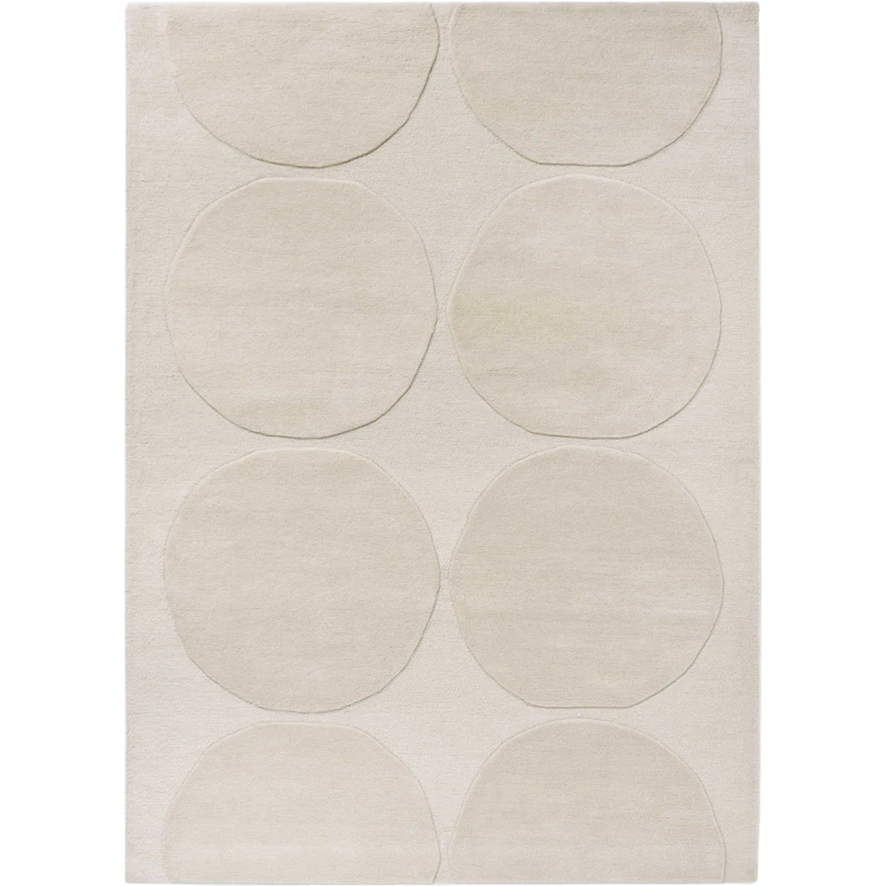 Marimekko Isot Kivet Teppe 170x240 cm, Natural White