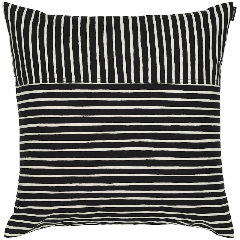 Piccolo Putetrekk 50x50 cm, Sort/Cotton