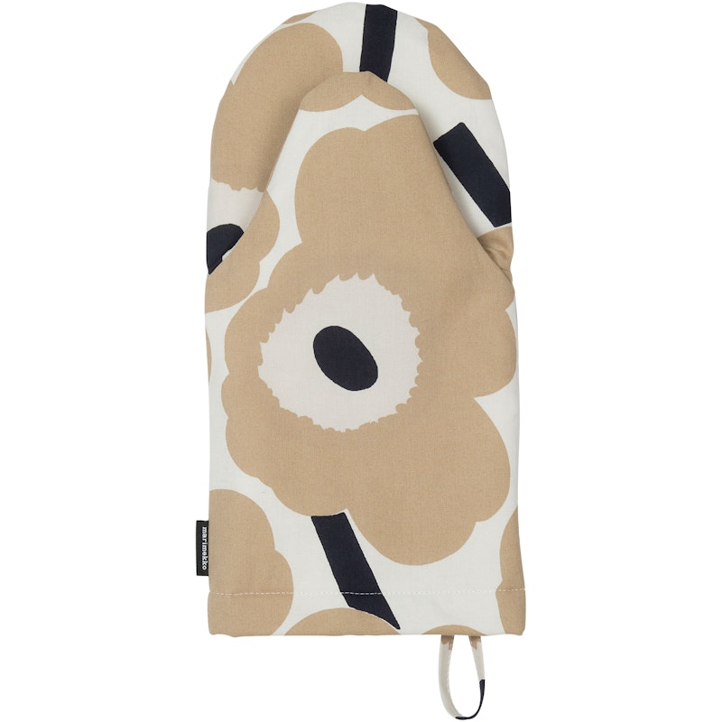Pieni Unikko Grytevott, Beige / Off-white / Mørkeblå