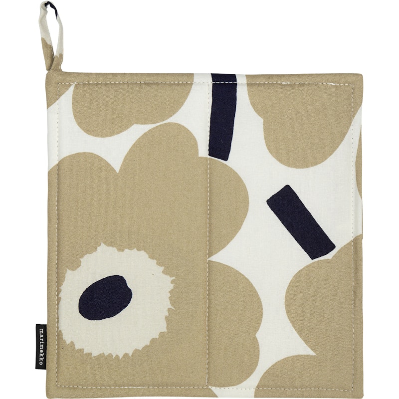 Pieni Unikko Gryteklut, Beige / Off-white / Mørkeblå