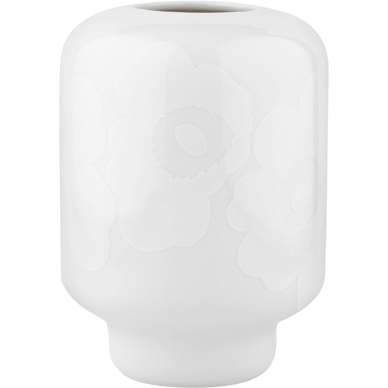 Unikko Ceramic Vase, Hvit