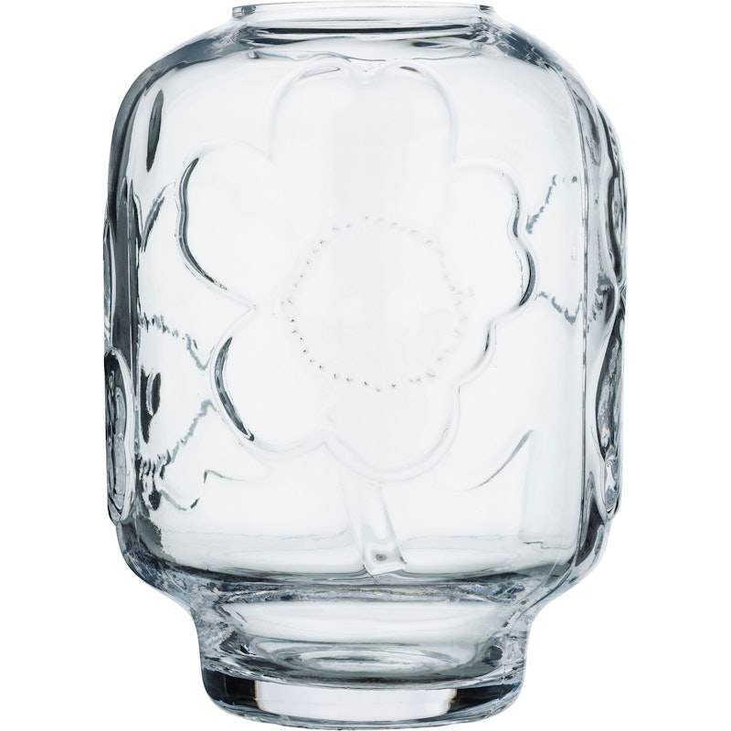 Unikko Glassvase 18 cm, Klar