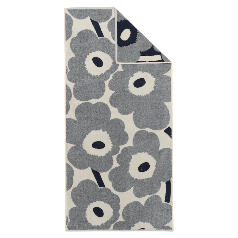 Unikko Badehåndkle 70x150 cm, Blueberry