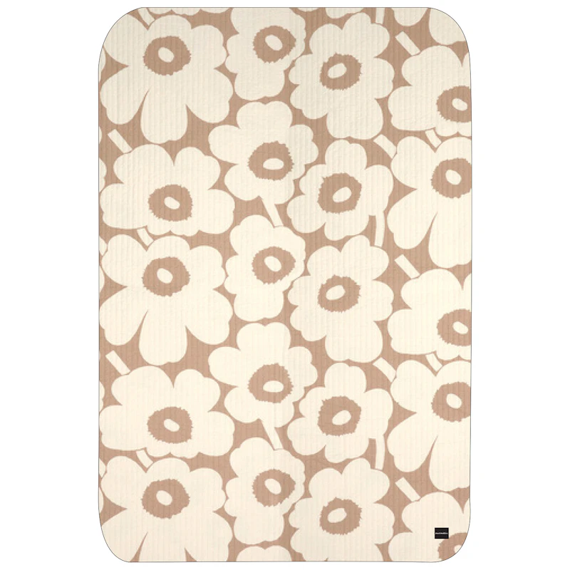 Unikko Sengeteppe 160x260 cm, Off-white / Linen