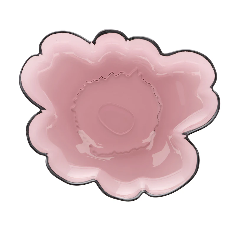 Unikko Tallerken 20 cm, Glass, Heather