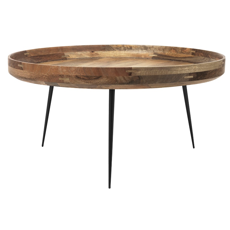 Bowl Salongbord Naturlakkert Mangotre, 75 cm