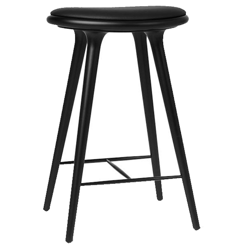 High Stool Stol 69 cm, Svartbeiset Bøk