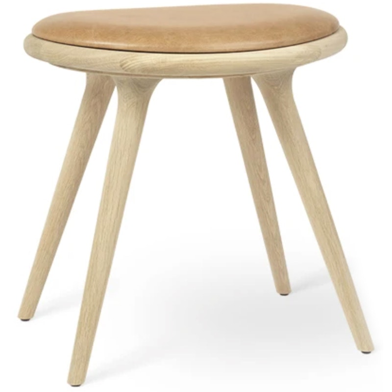 Low Stool Stol 47 cm, Såpebehandlet Eik