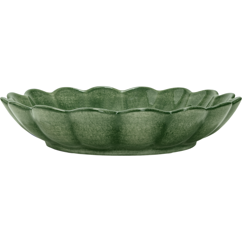 Oyster Skål 24 cm, Skogsgrønn