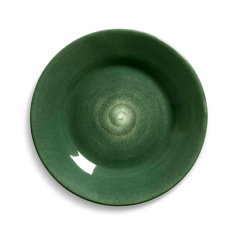 Basic Tallerken 21 cm, Skogsgrønn