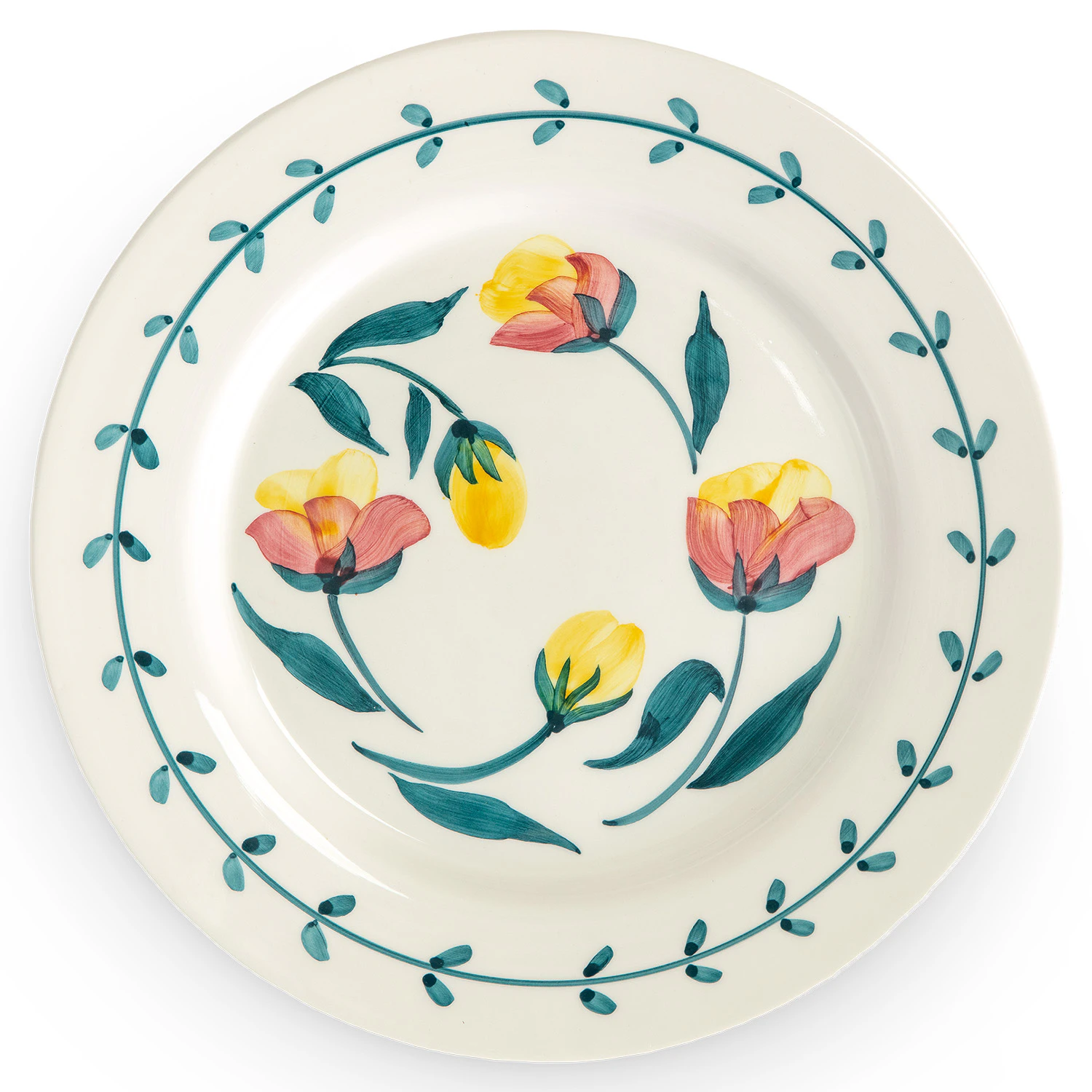 Flowers Tallerken Tulips, 28 cm