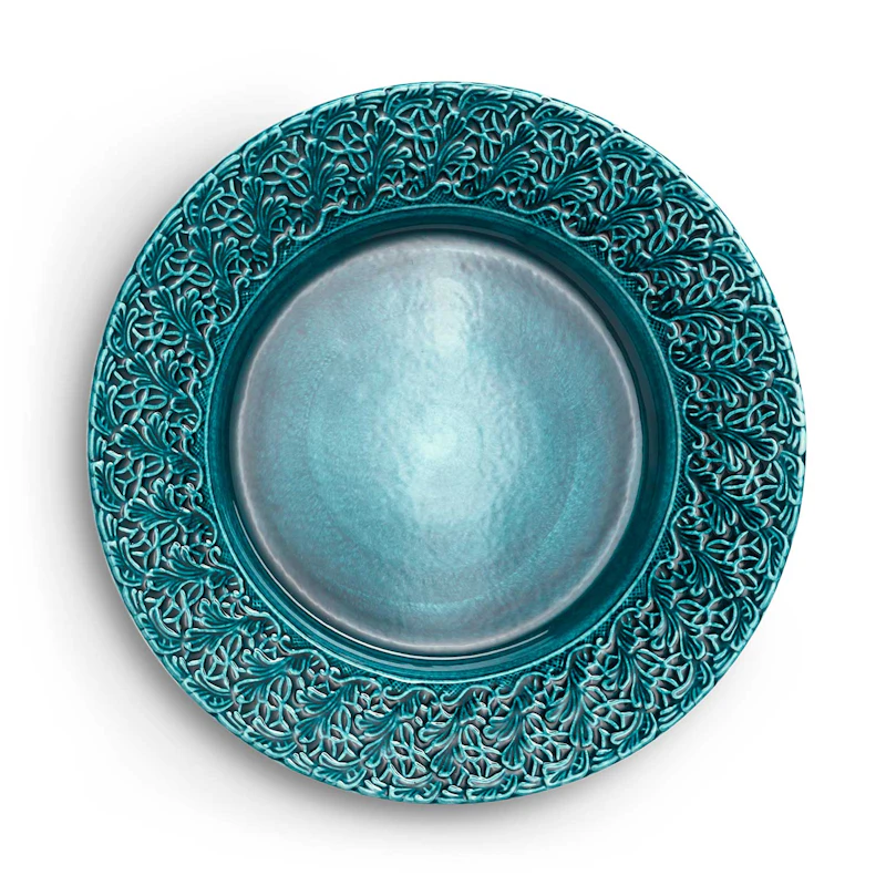 Lace Tallerken 32 cm, Ocean