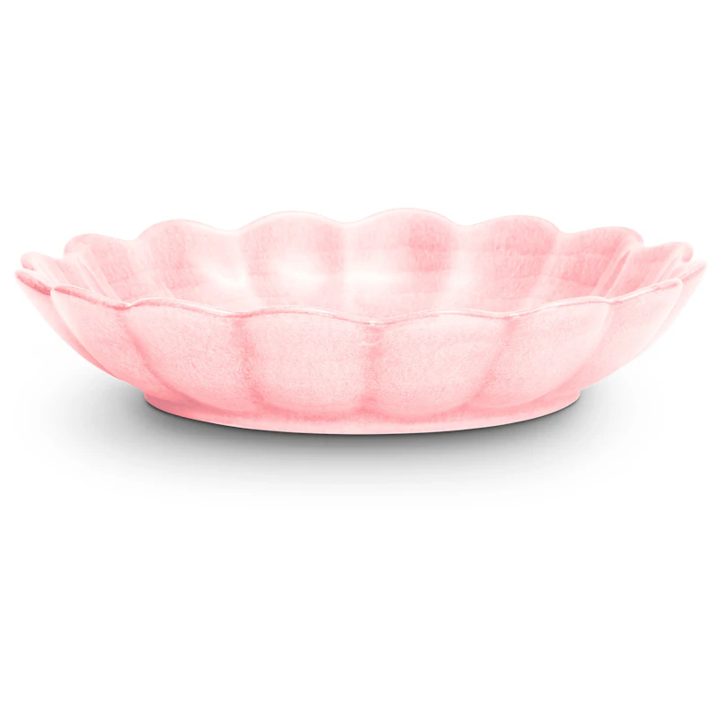 Oyster Skål 24 cm, Light Pink