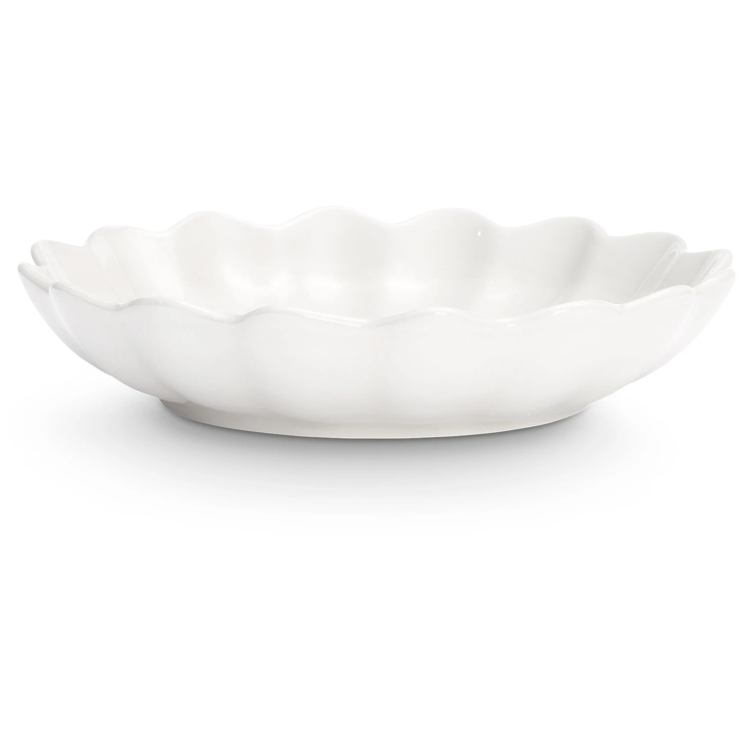 Oyster Sk&aring;l 24 cm, Hvit