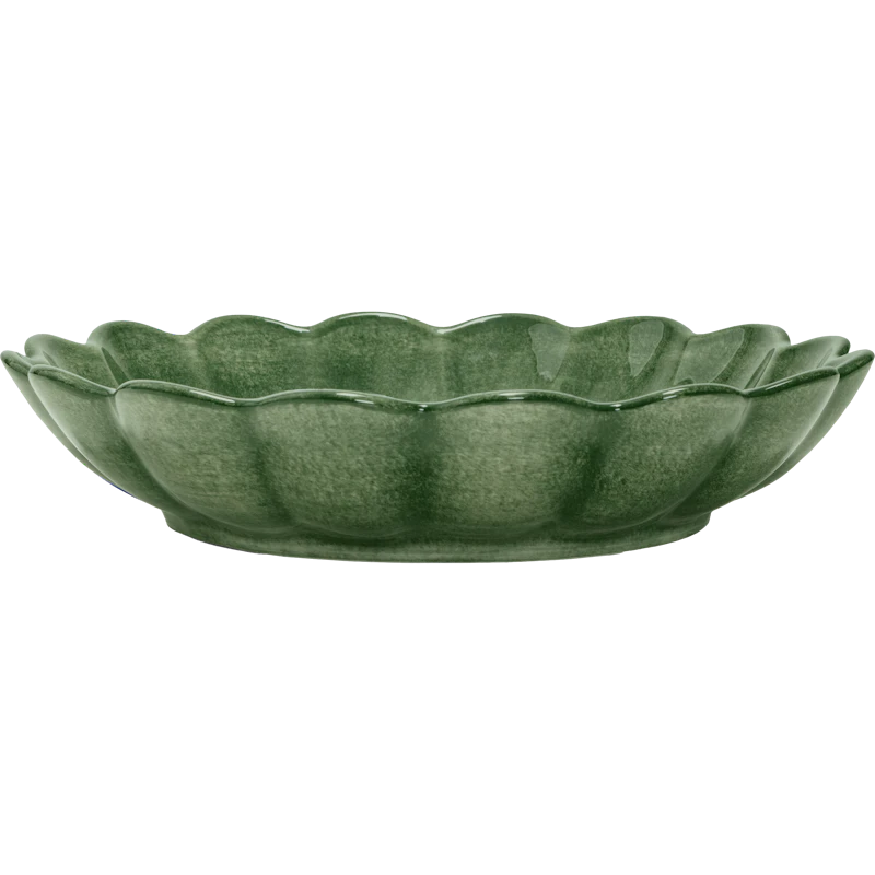 Oyster Skål 24 cm, Skogsgrønn