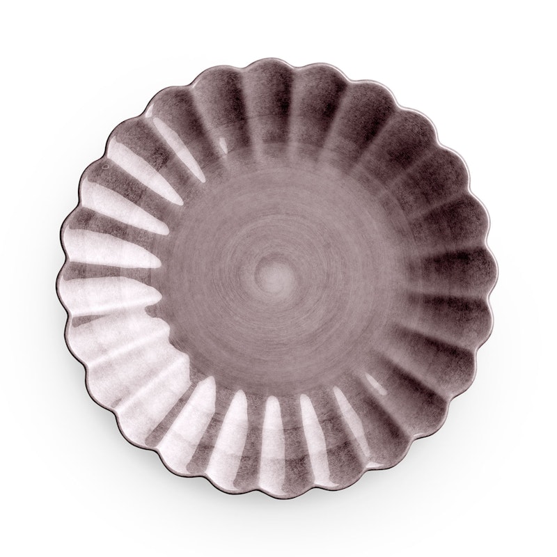 Oyster Tallerken, Plomme, 20 cm