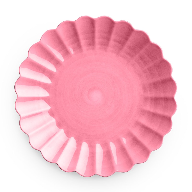 Oyster Tallerken, Rosa, 28 cm