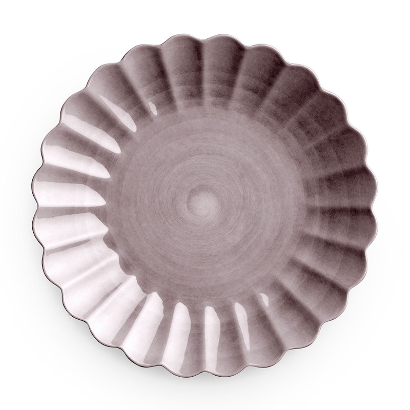 Oyster Tallerken, Plomme, 28 cm