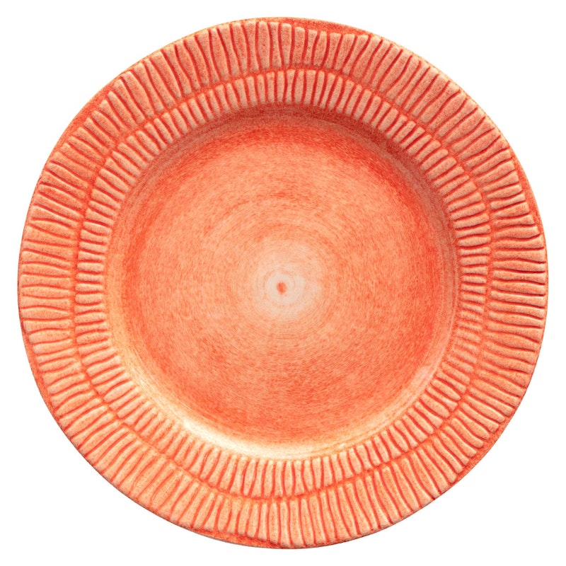 Stripes Tallerken 21 cm, Orange