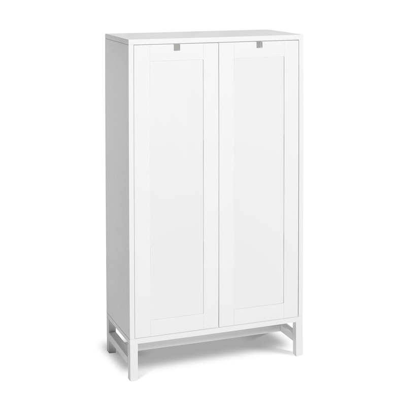 Falsterbo Skap 127 cm Covered Doors, Hvitt