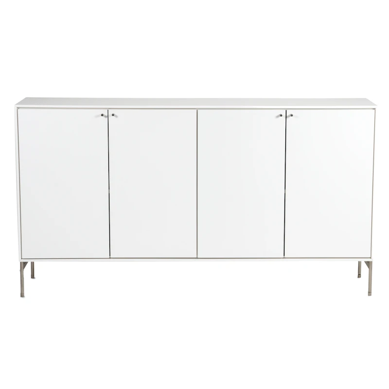 Volt Skjenk dekkede dører, Hvit