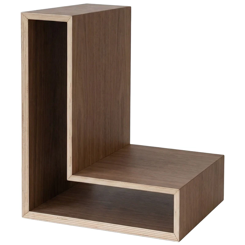 L-shelf Vegghylle, Valnøtt