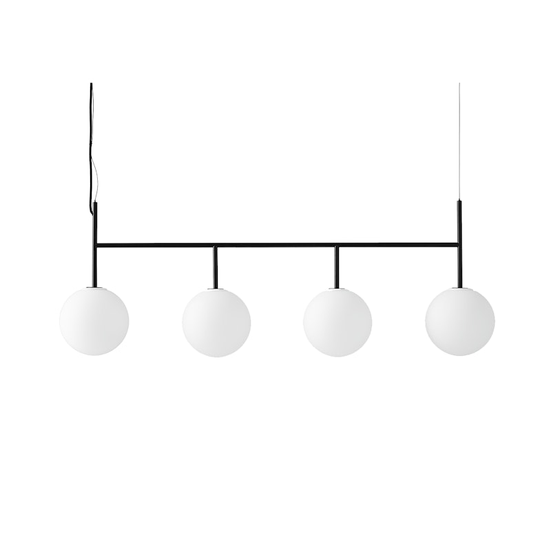 Tr Bulb Suspension Frame Taklampe, Sort