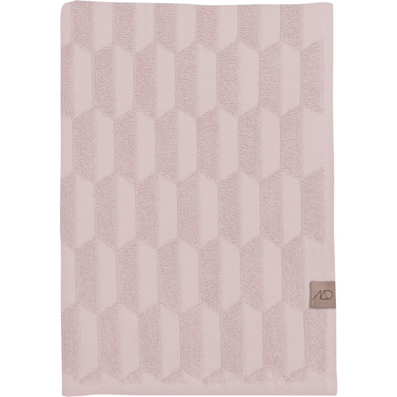 Geo Håndkle Powder Rose, 50x95 cm