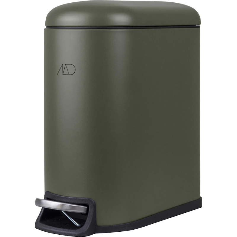 Mini-Walther Pedalbøtte 5 L, Olivengrønn