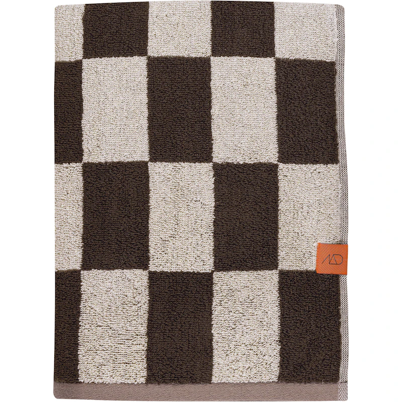 Retro Badehåndkle 70x133 cm, Chocolate