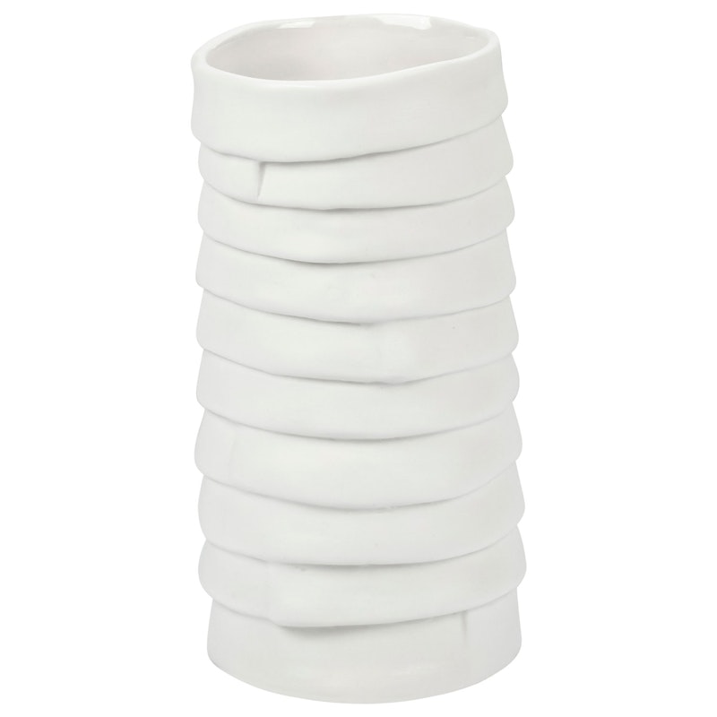 RIBBON Vase Off-white, Liten