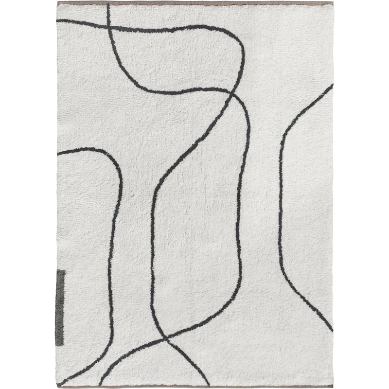 Shadow Teppe 100x140 cm, Off-white