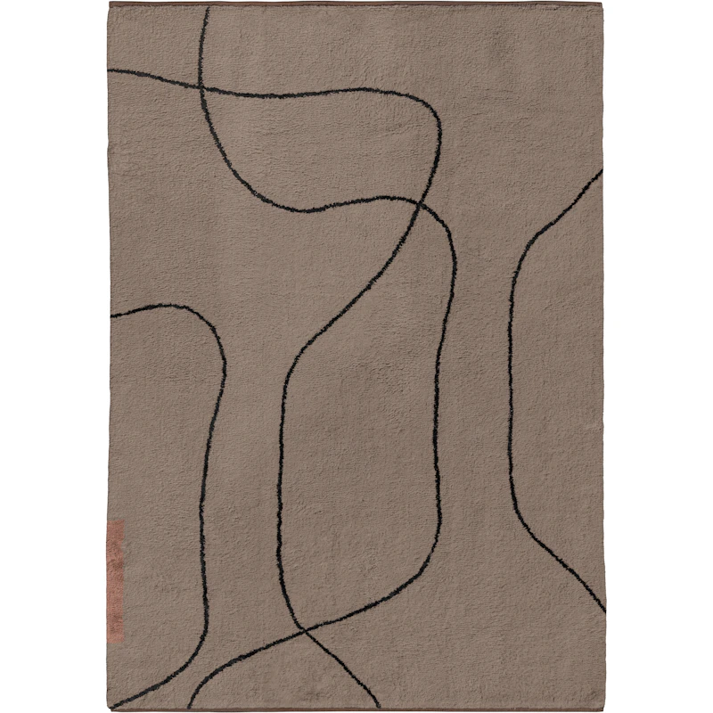 Shadow Teppe 140x200 cm, Brun