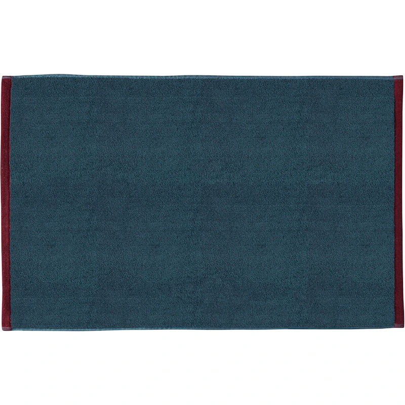 Soft Badematte 50x80 cm, Lysegrå / Midnight Blue
