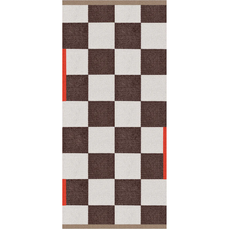Square Plastmatte 70x150 cm, Brun