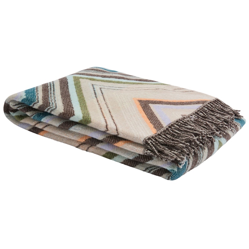 Chevron Pledd 130x190 cm, Brun