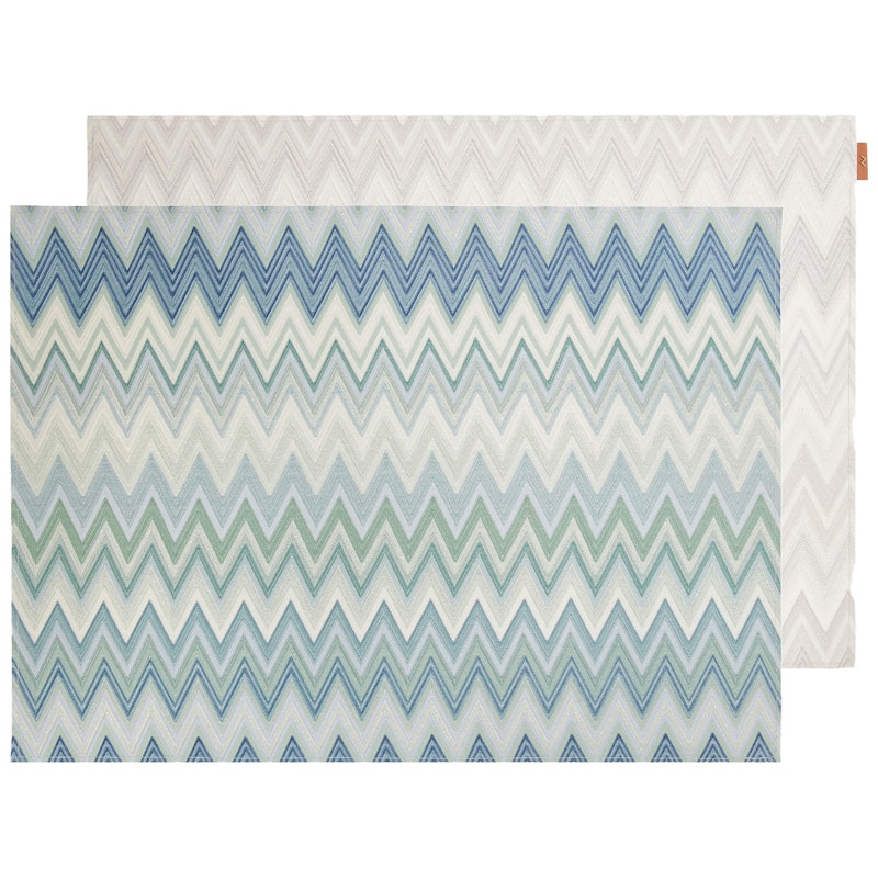 ZigZag Spisebrikke 35x48 cm 2-pk, Petrol